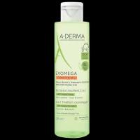 A-Derma Exomega Control смягчающий очищающий гель 2 в 1 для тела и волос 200 мл 1 шт