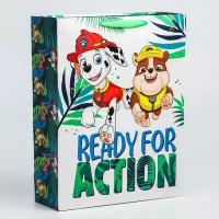 Paw patrol Пакет ламинат вертикальный "Ready For Action", 31х40х11 см, щенячий патруль