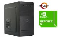 Игровой компьютер TopComp MG 5712557 Mini-Tower/AMD Ryzen 5 2600/8 ГБ/500 ГБ HDD/NVIDIA GeForce GT 1030/ОС не установлена черный