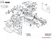 Запчасть для электроинструмента Bosch Плита основания для GBS 75 A, GBS 75 AE, PBS 75 A, PBS 75 AE (2601098040, 2.601.098.040)