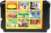 Сборник игр 9 в 1 MA-903 Lion King / Donald Maui / J.Book / Asterix Rescue / Mario 2 (16 bit) английский язык