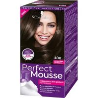 Краска для волос Perfect mousse 400 темно-каштановый