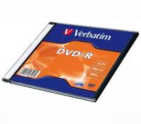 Диск Verbatim DVD-R 4.7 Гб 16х Slim