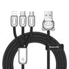 Кабель Baseus 3-in-1 USB Cable of Three Little Pigs USB For M+L+T 3.5A 1.2m Black