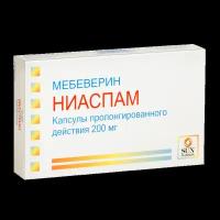 Ниаспам капсулы с пролонг высвобождением 200 мг 30 шт