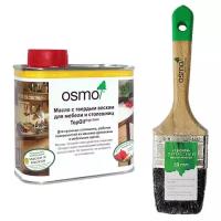 Масло воск для столешниц TopOil и кисть OSMO (Масло для столешниц)