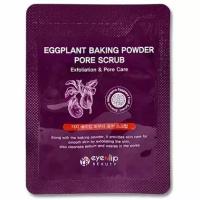 Скраб с содой от чёрных точек (пробник) Eyenlip Eggplant Baking Powder Pore Scrub 3g