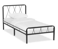 Односпальная кровать Woodville Иоханна 18 90х200 черная