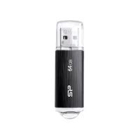 Флеш-память Silicon Power Ultima U02, 64Gb, USB 2.0, чер, SP064GBUF2U02V1K