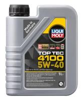 Моторное синтетическое масло LIQUI MOLY Top Tec 4100 5W-40, 1 л