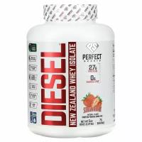 Perfect Sports, Diesel, New Zealand Whey Isolate, Strawberry, 5 lb (2.27 kg)