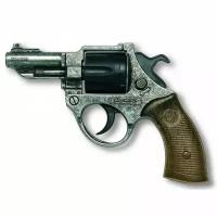 FBI Federal металлический револьвер агента ФБР 12,5 см на 8 зарядных пистонах EDISON 206/96
