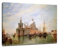 Картина Уютная стена "Классический Венецианский пейзаж" 90х60 см