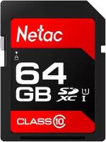 Карта памяти 64Gb Netac P600 SDXC (NT02P600STN-064G-R), Retail version