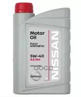 NISSAN Масло Моторное Nissan Motor Oil Sae 5w40 (1л)