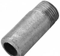 Резьба стальная удлиненная оцинкованный Ду 20 L=50мм из труб по ГОСТ 3262-75