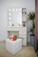 Туалетный столик make-up-room "Наоми профи" 80 см- Белый