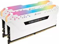 Corsair Vengeance RGB Pro DDR4 DIMM 3000MHz PC4-24000 CL15 - 16Gb KIT (2x8Gb) White CMW16GX4M2C3000C15W