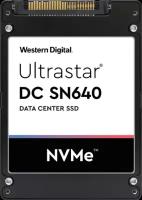 Накопитель SSD Western Digital SN640 Ultrastar 0TS1963/U.2/7.68 TB /Скорость чтения 3250МБайт/с Скорость записи 1970МБайт/с