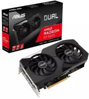 Видеокарта PCI-E 8Gb ASUS AMD DUAL-RX6600-8G RX 6600 128bit GDDR6 2044/14000 HDMI/DP/HDCP RTL