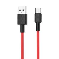 Кабель USB A --> Type-C (M) 1.0м (USB 2.0) hoco X29, красный