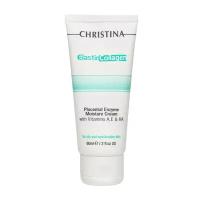 Увлажняющий крем с плацентой Christina Elastin Collagen Placental Enzyme Moisture Cream with Vit. A, E & HA, 60 мл