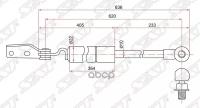 Амортизатор Крышки Багажника Mazda Mpv Lw# 99-06 Lh Sat арт. ST-LC626-36-20F