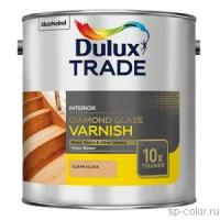 Dulux Diamond Glaze водный полуматовый лак для пола (1 л)