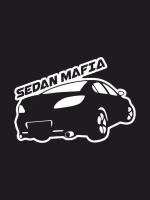 Наклейка на авто "Mazda Sedan Mafia - Мазда Седан Мафия" 17х12 см