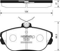 Sp1263_колодки Дисковые П.!Ford Windstar 3.0i V6/3.8i V6 95-99,Lincoln Continental 93-94 Sangsin brake арт. SP1263