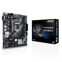 Материнская плата Asus LGA1200: PRIME H410M-K [H410, 2*DDR4, 1*PCIEx16, 2*PCIEx1, 4*Sata3, 2 порта*USB3, D-Sub, DVI, microATX]