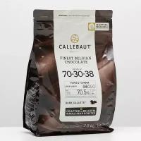 CALLEBAUT Шоколад тёмный горький 70,5% Callebaut, таблетированный, 2,5 кг