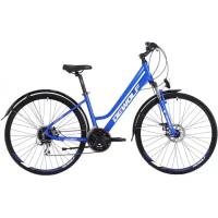 Городской велосипед DEWOLF Asphalt 20 W (ярко-синий/белый/серый, рама 16)