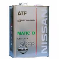 Масло Трансмиссионное Atf Nissan Синтетическое 4Л. NISSAN арт. KLE2200004