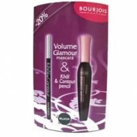 Bourjois Набор. Тушь Volume Glamour + Карандаш для век Khol & Contour тушь 10 мл №06 + карандаш для век 1.14 г №01 (Черный)