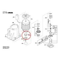 Комплект подшипника для мойки высокого давления Bosch AQT 45-14 X (арт. F016F04646)