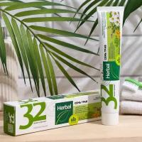 Паста зубная 32 Жемчужины Herbal Семь трав, 100 г