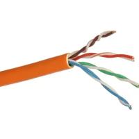 Кабель Exegate EX256747RUS UTP 4 пары кат.5e CCA, 24AWG, LSZH, бухта 305м, оранжевый