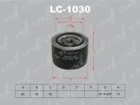 Фильтр масляный LYNXauto LC-1030 на ВАЗ-2108