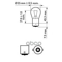 Лампа P25 Vision 12v 18w Ba1/А15s Cp Philips арт. 12445CP