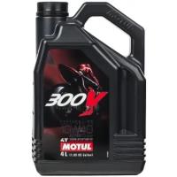 Моторное масло Motul 300V 4T FL Road Racing 10W-40, синтетическое, 4 л (104121)