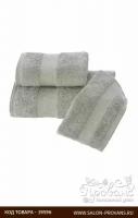 Полотенце для ванной Soft Cotton DELUXE махра хлопок/модал серый 75х150