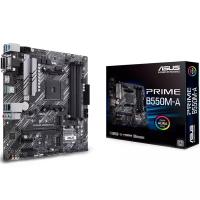 Материнская плата ASUS PRIME B550-PLUS, Socket AM4, B550, 4*DDR4, HDMI+DP, CrossFireX, SATA3 + RAID, Audio, Gb LAN, USB 3.2*8