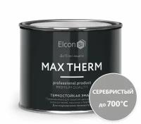 Эмаль термостойкая elcon 400г серебро до +700С