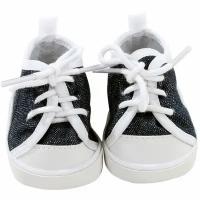 Кеды черно-белые на шнуровке обувь для кукол Gotz размером 42-50 см Gotz 3402544