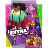 Mattel Кукла Барби «Экстра» в радужном пальто