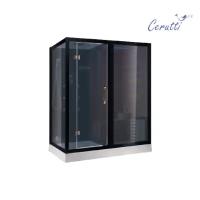 Сауна Ceruttispa ALBANO Nero-R Black 1800x1100x2230