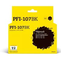 T2 PFI-107BK Картридж струйный для Canon imagePROGRAF iPF-670 680 685 770 780 785, черный