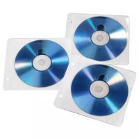 Конверт для CD/DVD Hama 50шт, полипропилен, белый/прозрачный (H-84101)