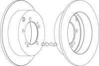 Диск Тормозной Задний Mitsubishi Outlander/Xl/Lancer/Eclipse/Spacerunner Ferodo Ddf1410 Ferodo арт. DDF1410